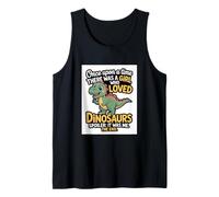 Once Upon A Time Dinosaur Shirt - Girl Loved Dinosaurs Canotta