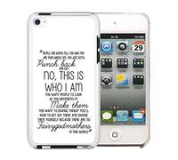 Once Upon a Time - Emma Swan Quote Case Cover Your iPod Touch 4 Case ( White Hard Plastic )