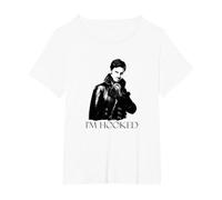 Once Upon a Time I'm Hooked Maglietta, Donna Plus-Size, Bianco, 1X