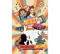 ONCE UPON A TIME- NOSTALGIC CROSSWORD PUZZLE|55 PUZZLES, 6x9 inches| BEAUTIFUL FRONT AND BACK COVER| EASY TO MEDIUM LEVEL| LARGE PRINT|: RETRO- OLD ... INCLUDED, EASY TO READ| RELIVE MEMORIES|