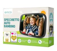 Onco Specchietto Auto Neonato Sedile Posteriore - Infrangibile, 360° | Specchio per macchina 100% infrangibile con rotazione a 360° per monitorare il bambino in sicurezza sul sedile posteriore.