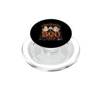 Oncologia Halloween Crew Ghost Infermiera Consapevolezza del cancro PopSockets PopGrip per MagSafe