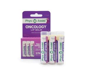 Oncology Lip Balm USDA Organic, Helps Restore, Hydrate Dry, Parched, Cracked Lips. Moisturizing, Nourishing Skin Therapy for People going thru Radiation, Chemotherapy and living with cancer 3Pack