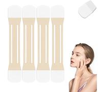 Onconsumer Face Neck Lifting Tape, Instant Lifting & Firming Invisible Neck Tape, Necks Each Box Contains with 4 Elastic Bands and 20 Replacement Patch for Necks Face Jaw (4PCS)