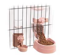 Oncpcare Dispenser di cibo per conigli, bottiglia d'acqua automatica, per piccoli animali domestici, per coniglietti, porcellini d'India, furetti