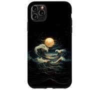 Onda Blu Luna Piena Mistico Boho Strega Zen Donne All'aperto Custodia per iPhone 11 Pro Max