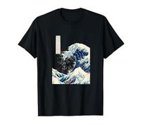 Onda di Nick Mason Hokusai Maglietta