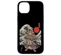 Onda giapponese Samurai Cat Warrior Ukiyo-e Art Uomini Donne Bambini Custodia per iPhone 14 Plus