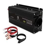 Onda sinusoidale modificata Micro Inverter for auto 12V 220 Onda sinusoidale da 12V a 5V Convertitore di tensione CA con doppio caricatore USB for telefono Tablet Notebook Migliora la dissipazione del