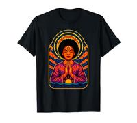 Onde di Preghiera meditativa e Sole, Vibrante Arte illuministica Maglietta