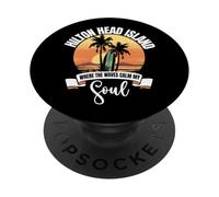 Onde - Isola di Hilton Head PopSockets PopGrip Adesivo