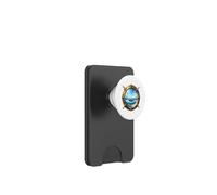 Onde nautiche della nave a vela con vista sull'oceano PopSockets PopWallet per MagSafe