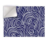 ONDE RICCE - Pellicola stampata adesiva in PVC finitura opaca