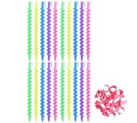 Onde senza calore Bigodino Non Danno di Calore Onde Bigodini Senza Calore Riccioli Rod Per Le Donne Strumenti Styling 20Pcs Spirali Aste