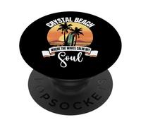 Onde - Spiaggia di cristallo PopSockets PopGrip Adesivo