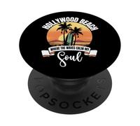 Onde - Spiaggia di Hollywood PopSockets PopGrip Adesivo