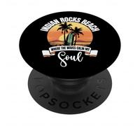 Onde - Spiaggia di Indian Rocks PopSockets PopGrip Adesivo