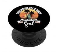 Onde - Spiaggia di Stato di Carpinteria PopSockets PopGrip Adesivo
