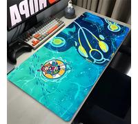 Onde Tappetino per mouse grande Laptop Giappone Anime Tastiera da gioco Tappeto PC P-pokemon Kyogre Mousepad XXL Kawaii Tappetino da gioco per scrivania esteso