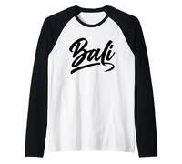 Onde Vacanze estive a Bali Indonesia Maglia con Maniche Raglan