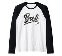 Onde Vacanze estive a Bali Indonesia Maglia con Maniche Raglan