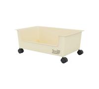 ONDIAN Carrello Porta Libri Scatola for libri Scatola for organizer for documenti Contenitore for libri Rolling per Ufficio, Casa(Size:39x26cm)