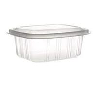 ONDIPACK® OK 1050 - Vaschette per microonde con coperchio bombato a cerniera - 50 PEZZI da 1050 cc