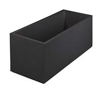 Ondis24 Fioriera Vulkan Pierre, 100 cm, effetto ardesia con serbatoio d'acqua, resistente all'inverno (grafite antracite)