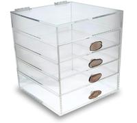 OnDisplay Ultimate Diva Cosmetico Organizzazione Station-12 " Cube-Gold/Argento