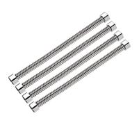 Ondulato Acciaio Inossidabile 11,8" Lungo G1/2 Femmina Connettore Filettato 4pz