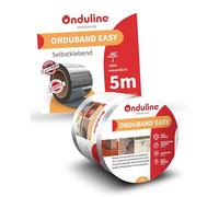 Onduline Onduband Easy Bitume - Nastro sigillante in bitume autoadesivo a freddo, impermeabile e resistente ai raggi UV, nastro di riparazione per tetto, grondaia e camino, in alluminio