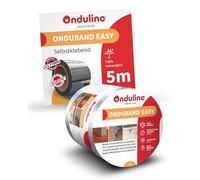 Onduline Onduband Easy Bitume - Nastro sigillante in bitume autoadesivo a freddo, impermeabile e resistente ai raggi UV, nastro di riparazione per tetto, grondaia e camino, colore antracite
