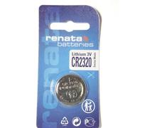 One (1) X Renata CR2320 Lithium Coin Cell Battery 3v Blister Packed by Renata