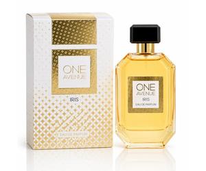 One Avenue Iris Eau de Parfum da donna, 60 ml, profumo floreale con ribes nero, patchouli e vaniglia, vegano