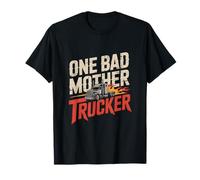 One Bad Mother Trucker - Divertente gioco di parole Trucker Maglietta