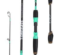One Bass Canna da pesca da 24 tonnellate in fibra di carbonio per colata e filatura - Spinning - 6'0"