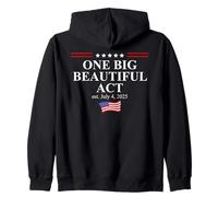 One Big Beautiful Bill USA July 4,2025 One Big Beautiful Act Felpa con Cappuccio