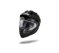 one by Camamoto casco touring integrale, atv quad enduro doppia visiera nero opaco taglia M (57-58cm)…