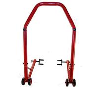 one by Camamoto Cavaletto Alza moto Alzamoto Universale per moto da Cross, enduro, fuoristrada e trial. Dotato di leva di sollevamento manuale (rosso)