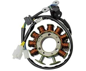 one by Camamoto cod. 77199651 statore trifase 11 poli con pick-up magnete volano compatibile con Kymco dink classic 200cc/dink 125 eu3 rif. orig. Kymco 00128039