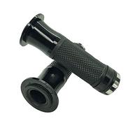 one by Camamoto cod. 77344316F kit set coppia manopole verve colore nero compatibile con moto e scooter, con grip ottimale prodotto di facile installazione, ø sx 22mm / dx 25mm - lungh. 135 mm