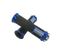 one by Camamoto cod. 77344317A kit set coppia manopole wild colore nero/blu compatibile con moto e scooter, con grip ottimale prodotto di facile installazione, ø sx 22mm / dx 25mm - lungh. 135 mm