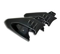 one by Camamoto cod.77380001W set kit Coperchi pedana passeggero posteriore Carbon look compatribile con Yamaha-T-Max 500 4T dal 2008