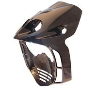 One by Camamoto cod. 77390102 plastica Carena Scudo Anteriore Nero Lucido Compatibile con malaguti Phantom f12 LC. Anno dal 1994 al 2006|RIF. Orig. Malaguti 06604950