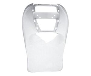 one by Camamoto cod. 77390151B scudo carena plastica anteriore bianco compatibile con aprilia scarabeo 50 / 100cc anno dal 2001 al 2012 (rif. orig. Aprilia 63598500)
