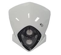 one by Camamoto cod 77448128 maschera faro bianca enduro, motard, cafè race, naked