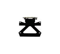 one by Camamoto cod 77541405 portatarga Posteriore Sottocoda regolabile phantom malaguti f12 Nero Ricavato dal Pieno Tagliato a Laser con supporto frecce