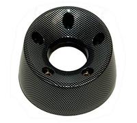 ONE BY CAMAMOTO FONDELLO MARMITTA Carbone Compatibile con Yamaha Majesty 400 dal 2007-2011 (Colore Carbone)