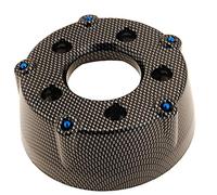 one by CAMAMOTO Fondello marmitta T-Max 500 con Fori Modello 2001-2011 Tinta Originale Carbon Look