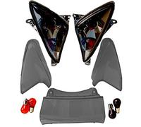 one BY CAMAMOTO KIT GEMME FRECCE anteriori e posteriori colore FUMEE compatibile con YAMAHA T-MAX CARENE LAMPADE COMPLETE.